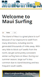 Mobile Screenshot of mauisurfing.com